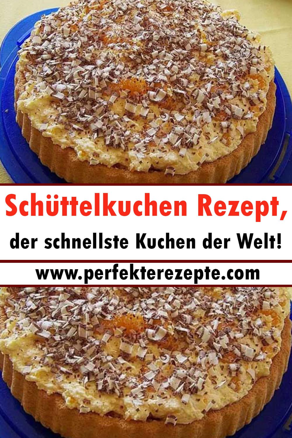 Schüttelkuchen Rezept, der schnellste Kuchen der Welt!