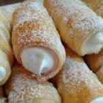 Selbstgemachte Schaumrollen mit italienischer Eischnee-Füllung Rezept
