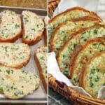 Überbackenes Brot mit gebackenem Knoblauch Rezept