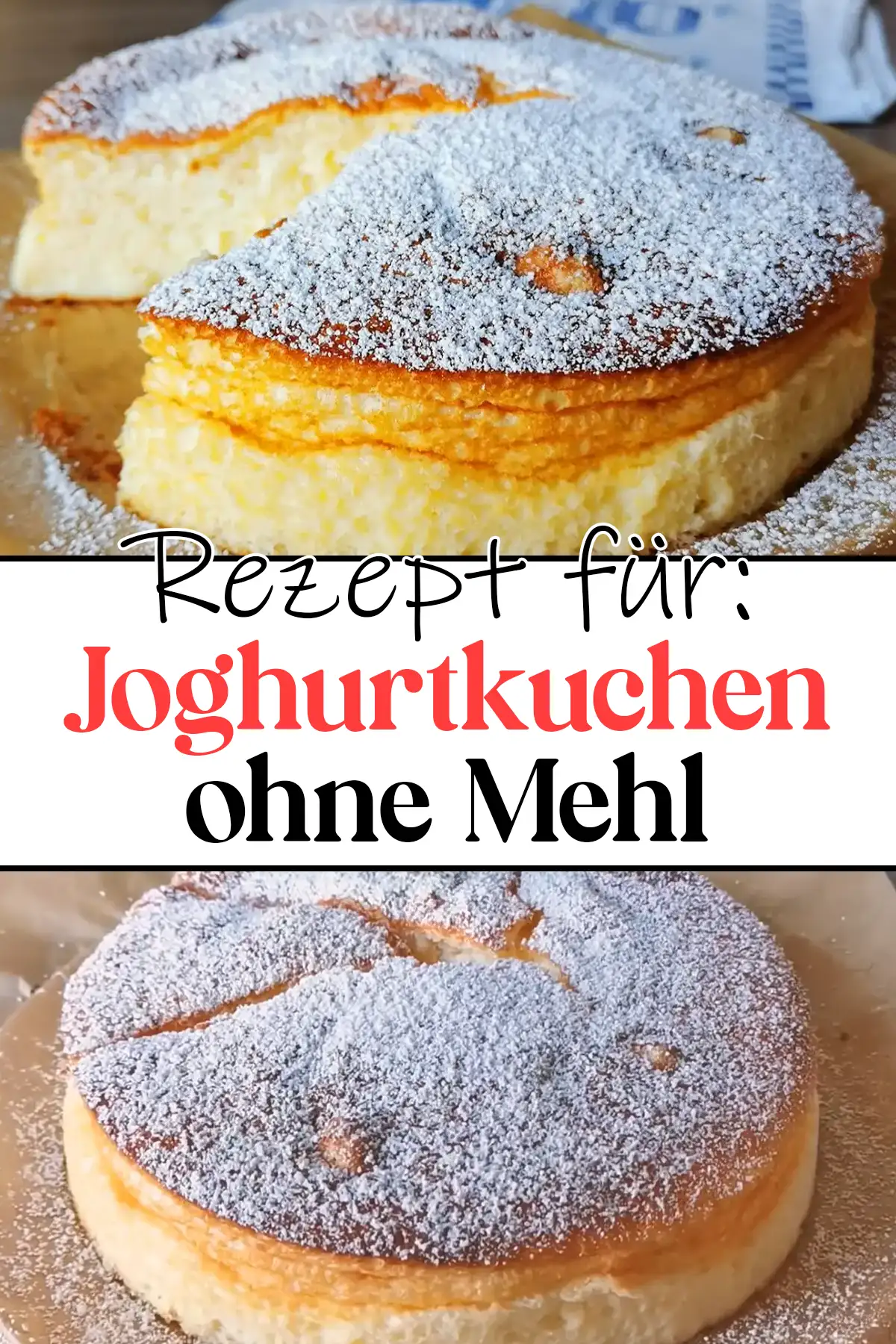 Zergeht im mund, Blitz Joghurtkuchen ohne Mehl Rezept!