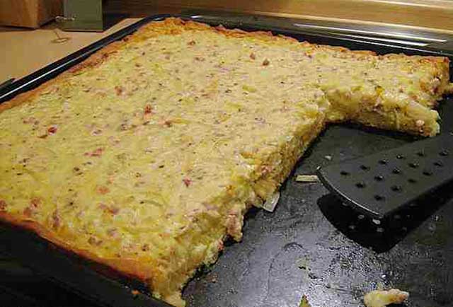 Zwiebelkuchen Rezept wie auf dem Herbstmarkt