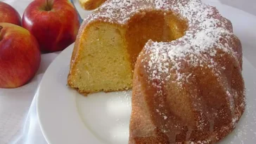 Apfel-Eierlikör Kuchen: schneller Rührkuchen Rezept Zu Ostern