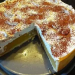 Apfelkuchen mit Sahne Zimt Haube Rezept