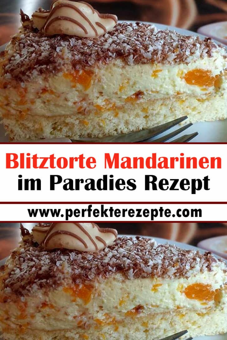 Blitztorte Mandarinen im Paradies Rez...