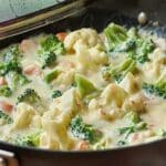 Blumenkohl Brokkoli Gemüse Mit Cremiger Käsesauce Rezept