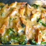 Brokkoli Hähnchenfilets in Käsesauce Rezept, überbacken