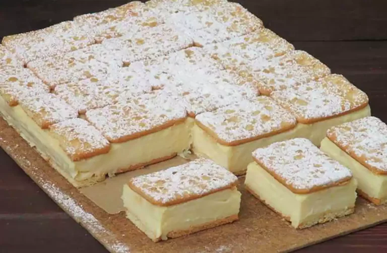 Butterkeks Sandwiches mit Vanillepudding Rezept