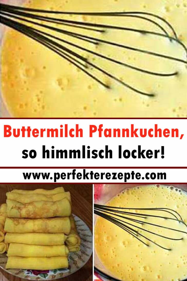 Buttermilch Pfannkuchen Rezept, so himmlisch locker! - Schnelle und ...