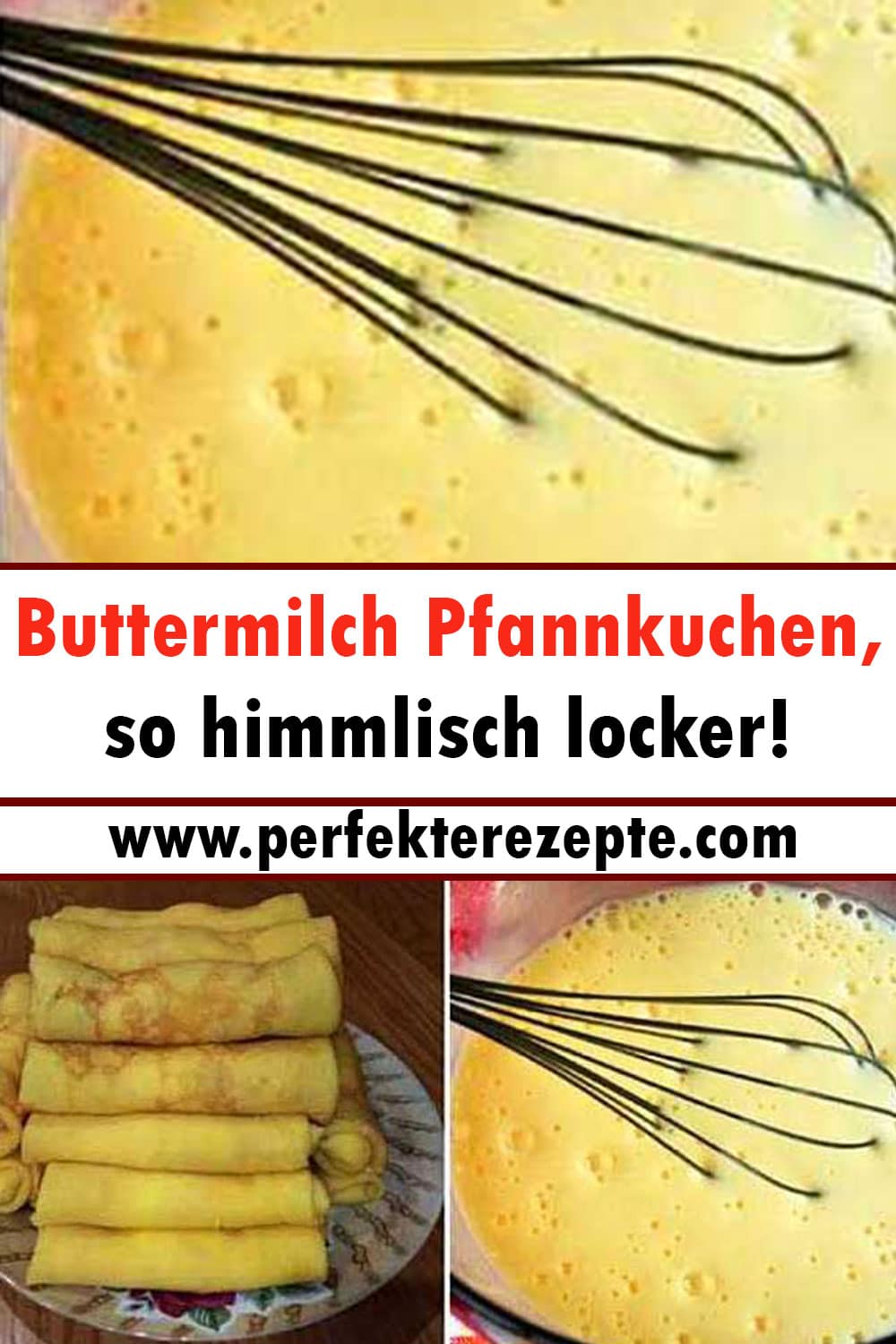 Buttermilch Pfannkuchen Rezept, so himmlisch locker!