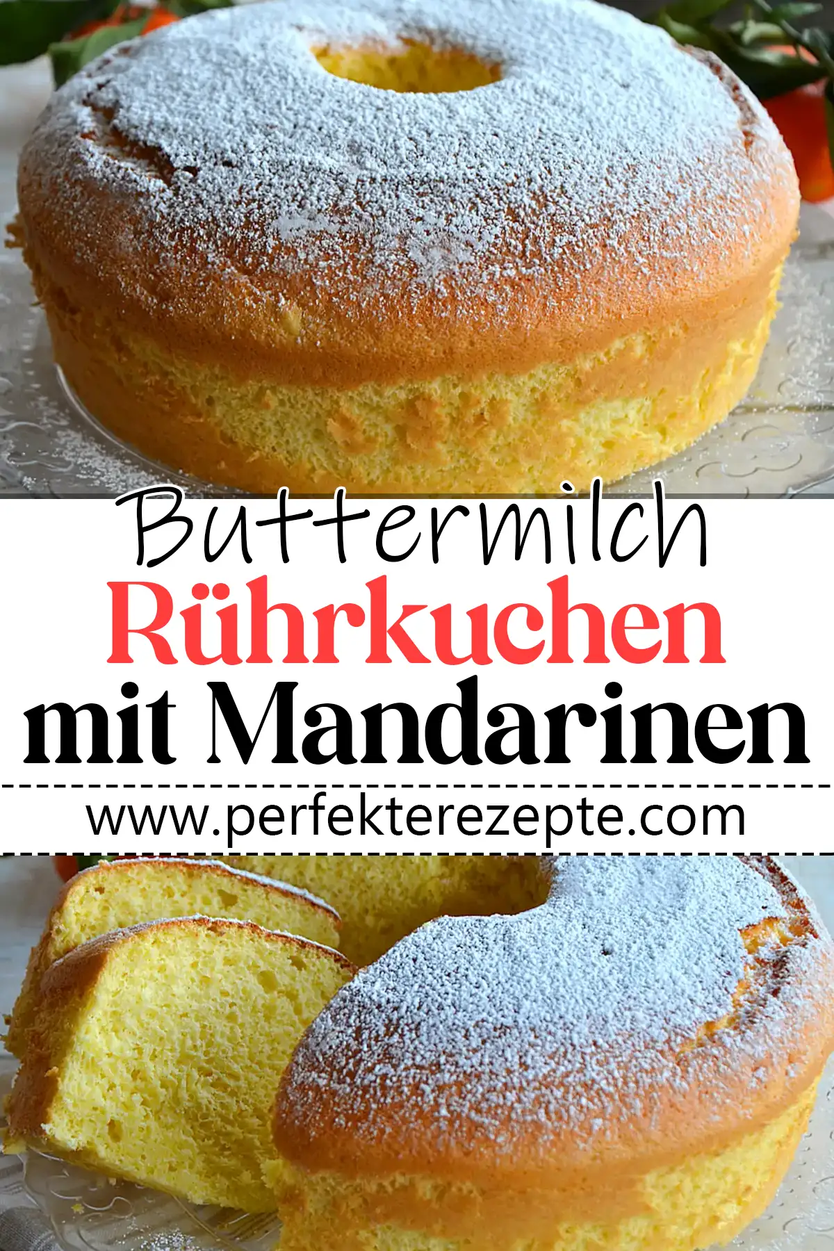 Buttermilch Rührkuchen Mit Mandarinen Rezept