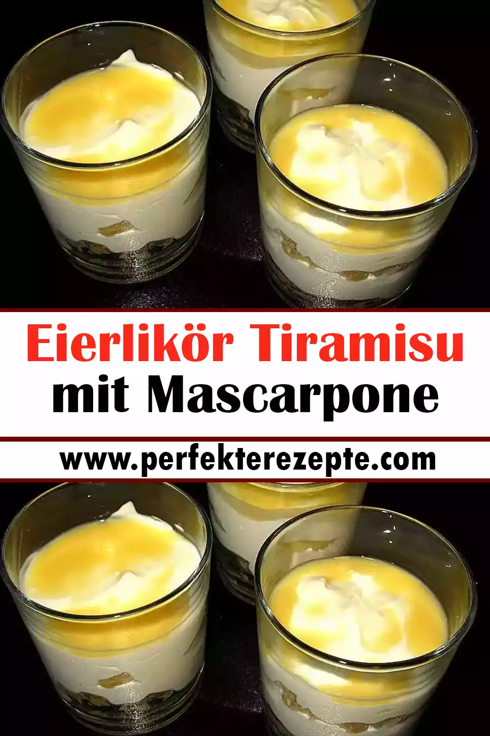 Eierlikör Tiramisu mit Mascarpone Rezept