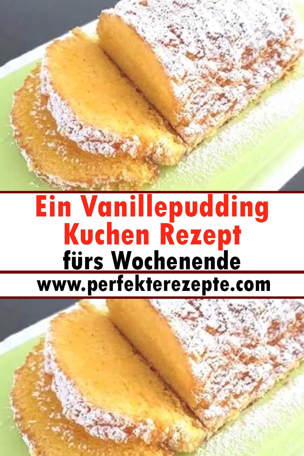 Ein Vanillepudding Kuchen Rezept fürs Wochenende