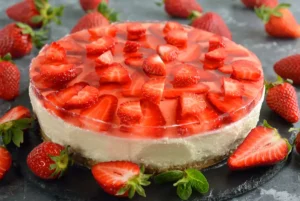 Erdbeer-Käsekuchen Rezept ohne Backen