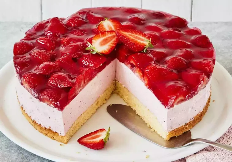 Erdbeer-Käsekuchen Rezept ohne Backen - Schnelle und Einfache Rezepte