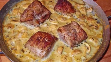Filetbraten in Frischkäse Senfsauce Rezept