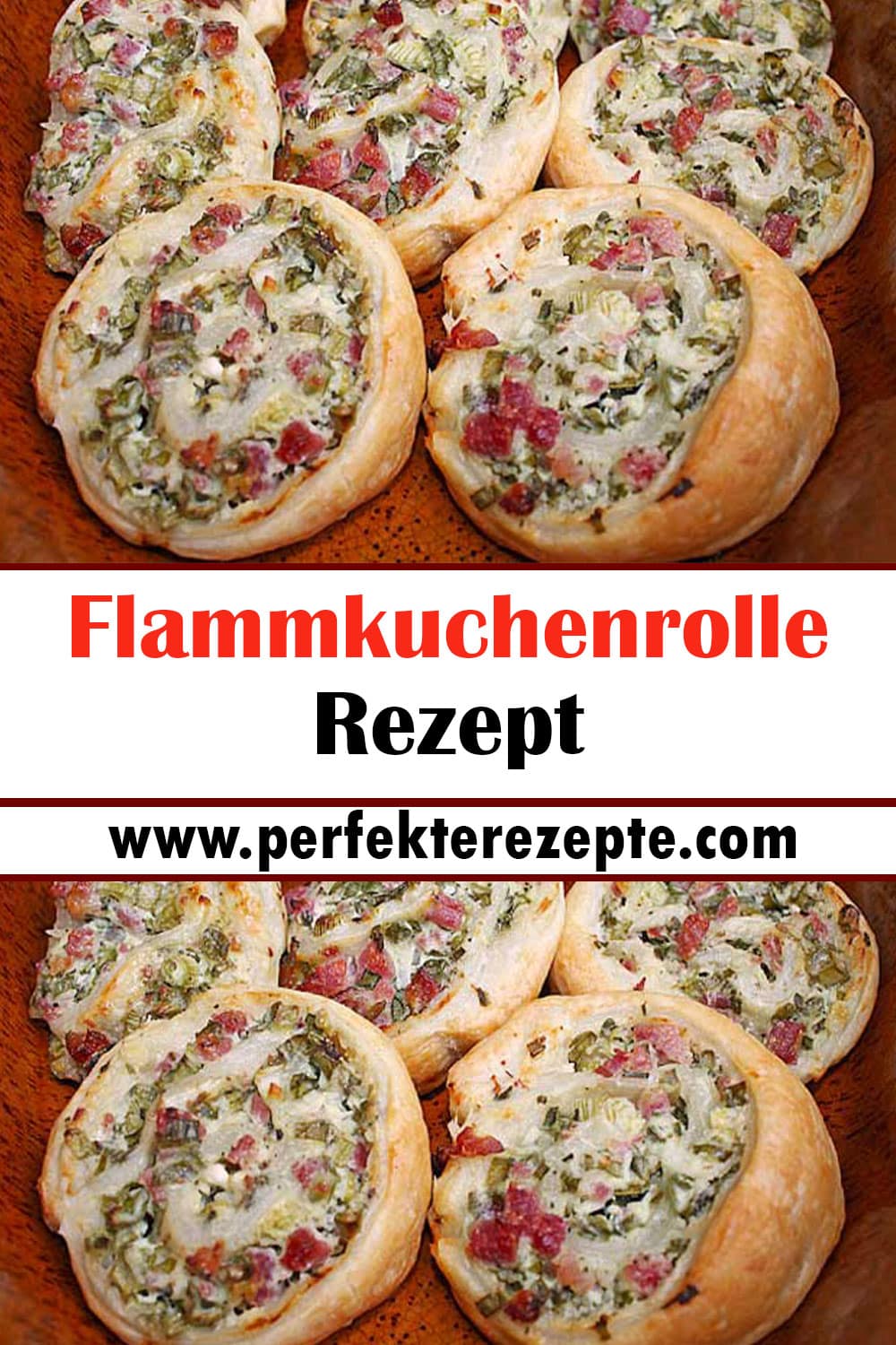 Flammkuchenrolle Rezept