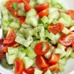 Gurken Tomaten Salat Rezept, Zum Verrückt Werden Lecker!