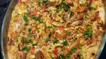 Gyros-Spätzle Auflauf Rezept
