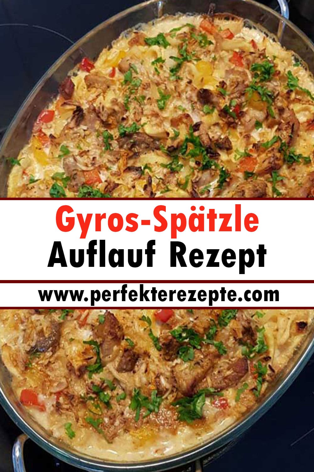 Gyros-Spätzle Auflauf Rezept