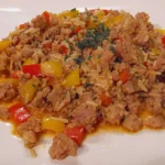 Hackfleischpfanne mit Paprika und Reis Rezept, Ein Tolles Gericht!