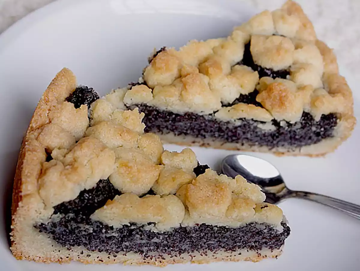 Mohn Pudding Kuchen Rezept