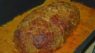 Paprika-Feta-Hackbraten aus dem Backofen Rezept In 30 Minuten fertig