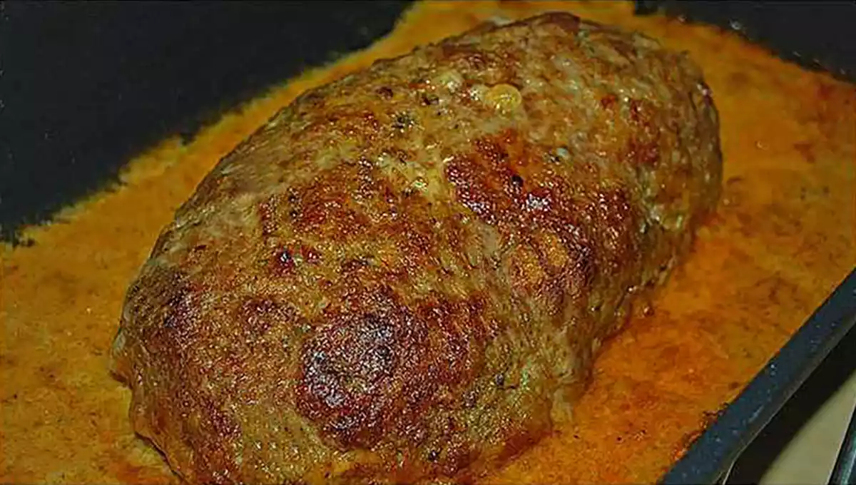 Paprika-Feta-Hackbraten aus dem Backofen Rezept In 30 Minuten fertig ...