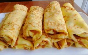 Pfannkuchen mit Vanillepudding ohne Mehl Rezept