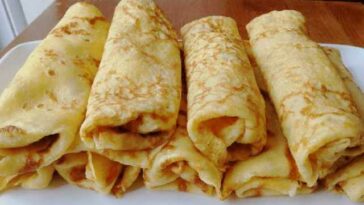 Pfannkuchen mit Vanillepudding ohne Mehl Rezept