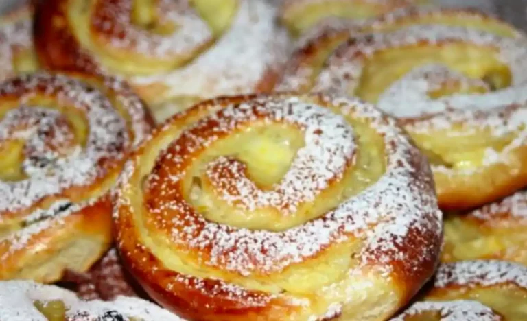 Pudding-Quark-Schnecken Rezept