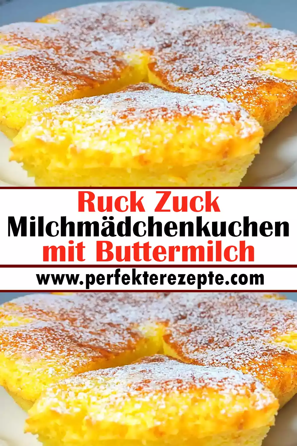 Ruck Zuck Milchmädchenkuchen mit Buttermilch Rezept