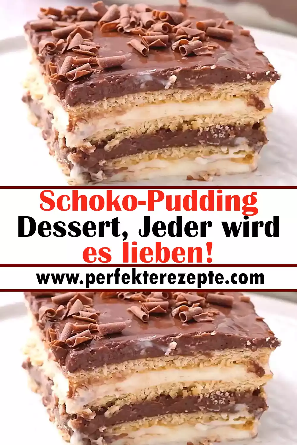 Schoko-Pudding Dessert Rezept, Jeder wird es lieben!