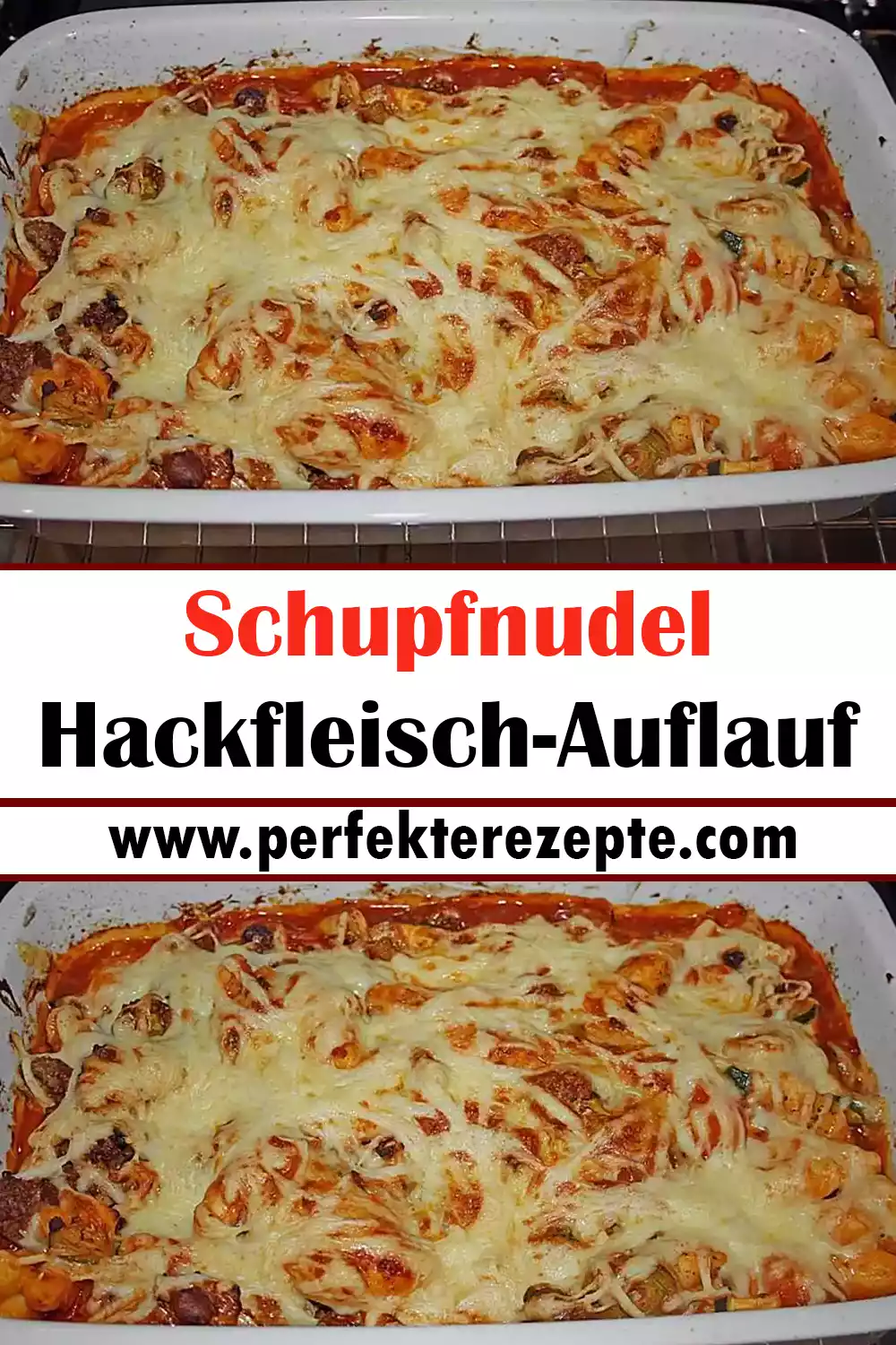 Schupfnudel-Hackfleisch-Auflauf Rezept