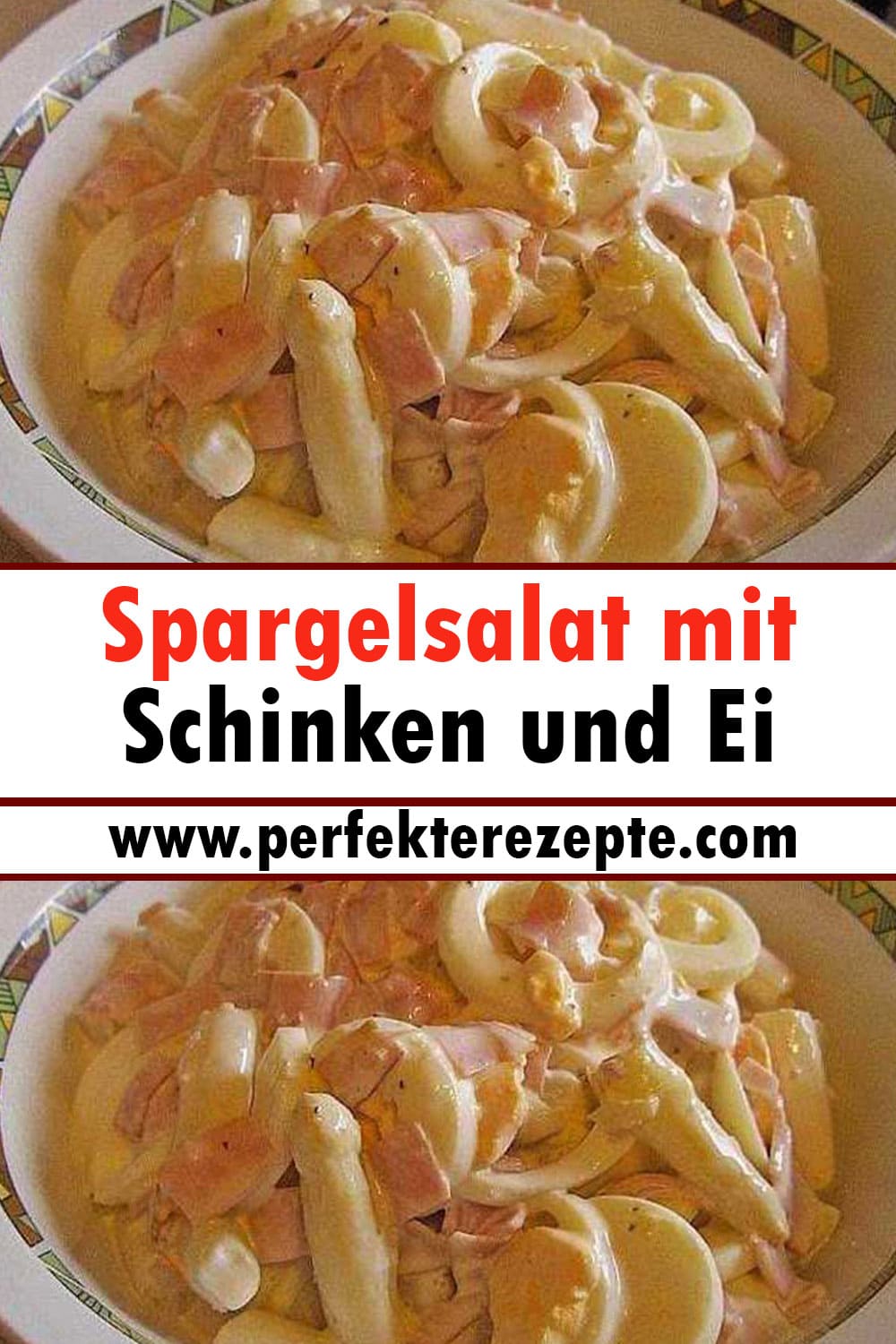 Spargelsalat mit Schinken und Ei Rezept - Schnelle und Einfache Rezepte