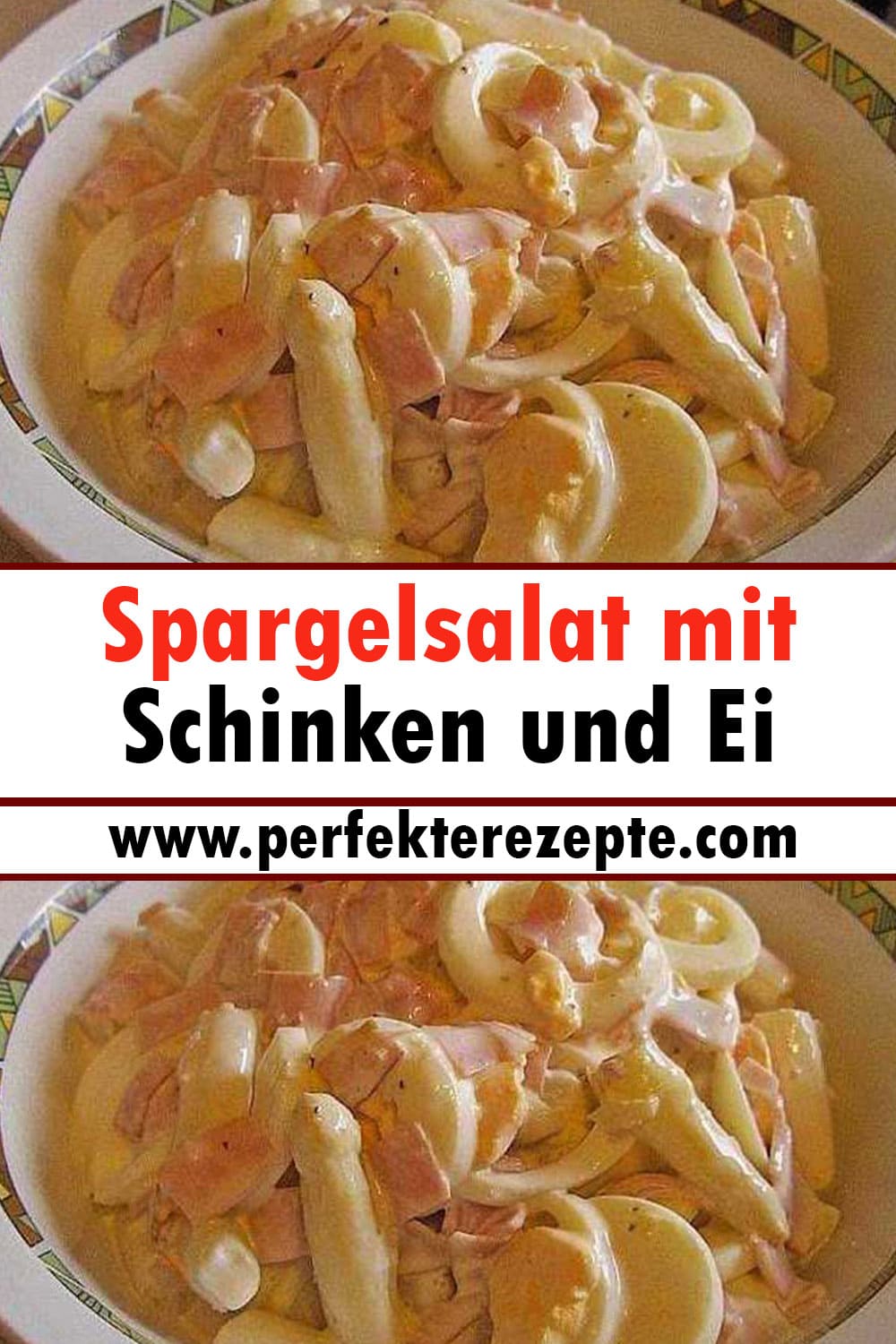 Spargelsalat mit Schinken und Ei Rezept