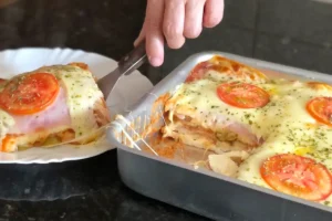 Toast Mozzarella Auflauf aus dem Backofen Rezept