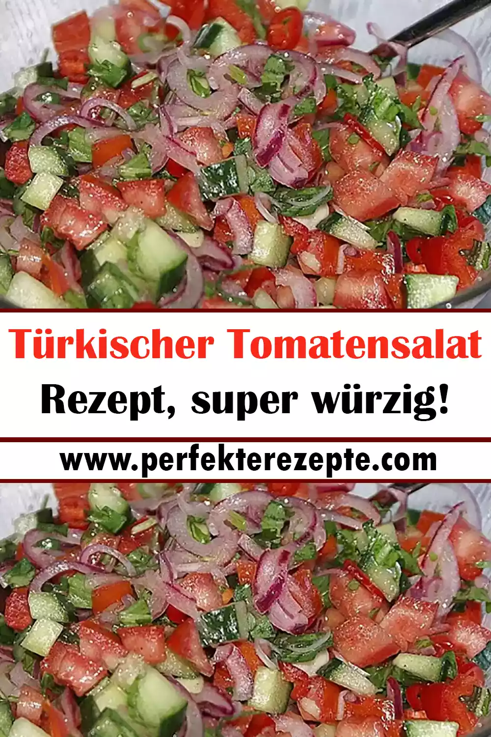 Türkischer Tomatensalat Rezept, super würzig!