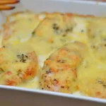 Überbackene Hähnchenbrust in Sahnesoße Rezept