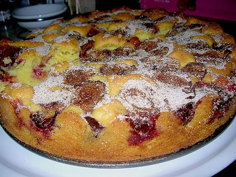 Versunkener Pflaumen Kuchen Rezept