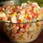 Wurst Salat Mit Paprika Und Mais Rezept