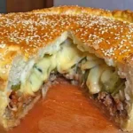 XXL Cheeseburger Kuchen Rezept, unglaublich lecker!