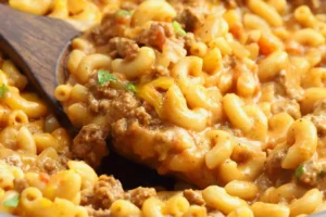 “Cheeseburger Pfanne” Rezept zum Sattessen!