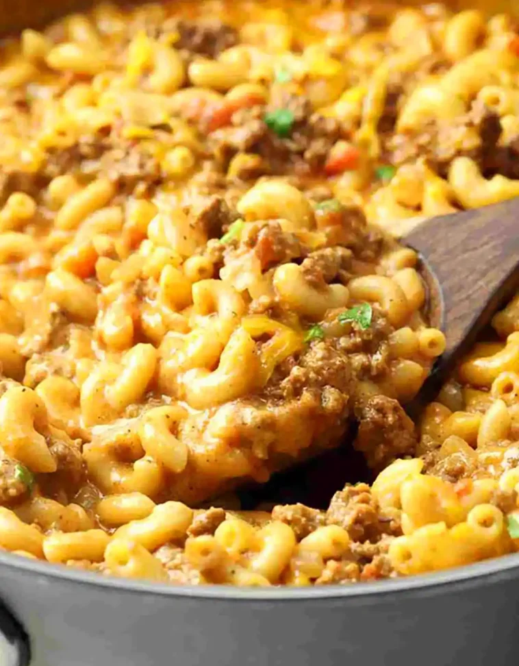 “Cheeseburger Pfanne” Rezept zum Sattessen!