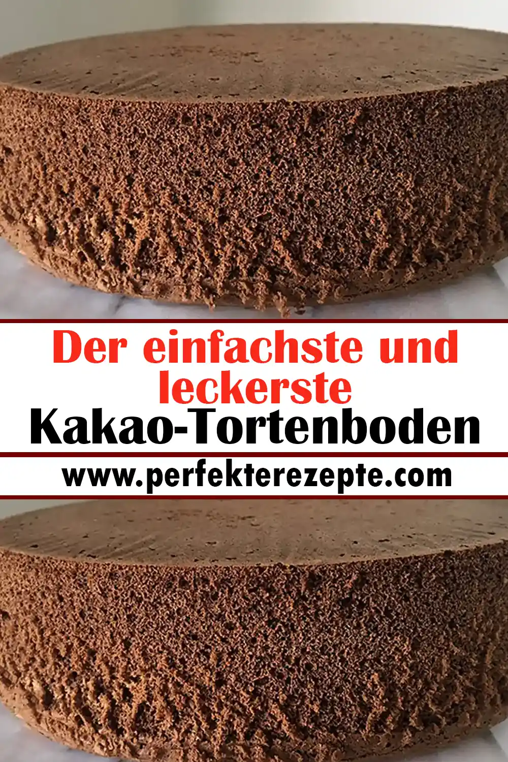 Der einfachste und leckerste Kakao-Tortenboden Rezept