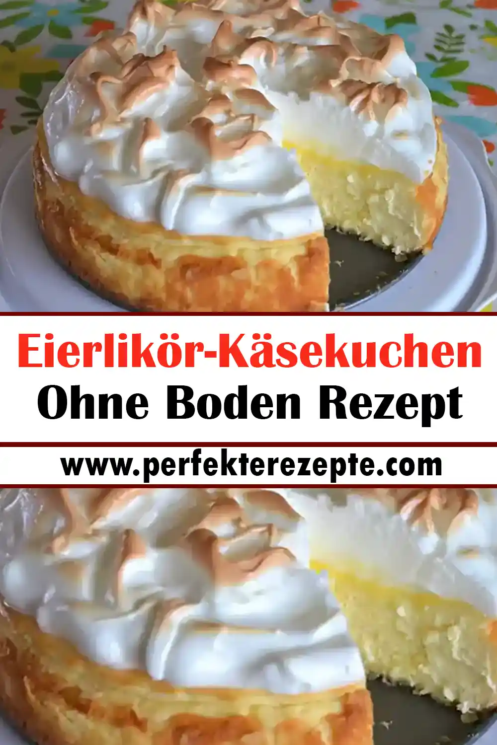 Eierlikör-Käsekuchen Ohne Boden Rezept