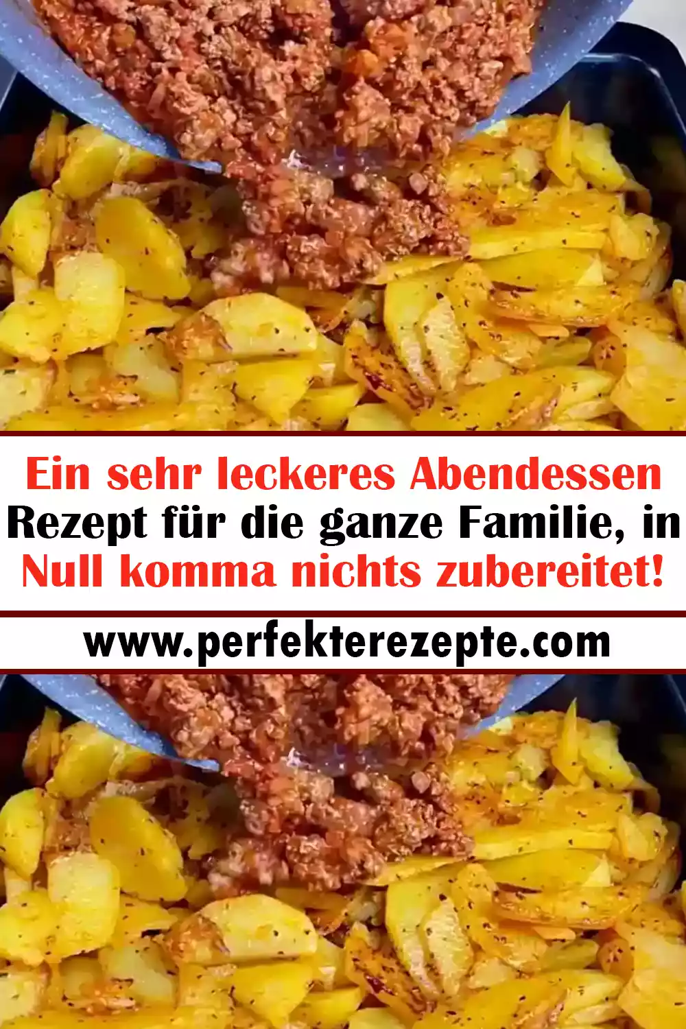 Ein sehr leckeres Abendessen Rezept für die ganze Familie, in Null komma nichts zubereitet!