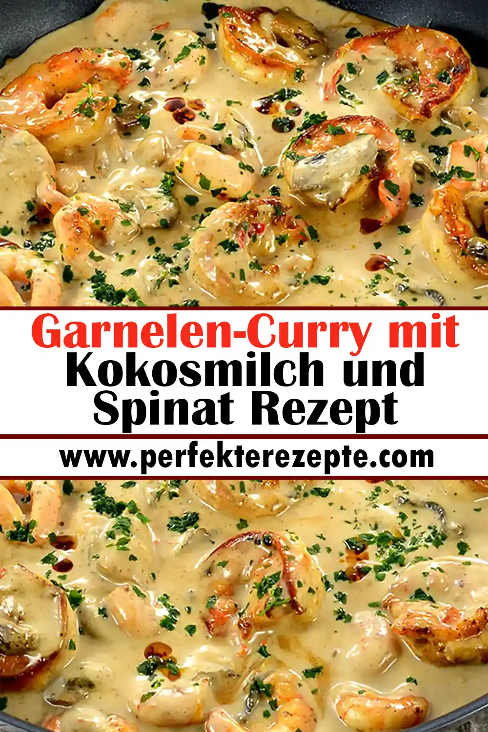 Garnelen-Curry mit Kokosmilch und Spinat Rezept