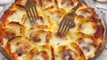Hackbällchen-Auflauf Rezept