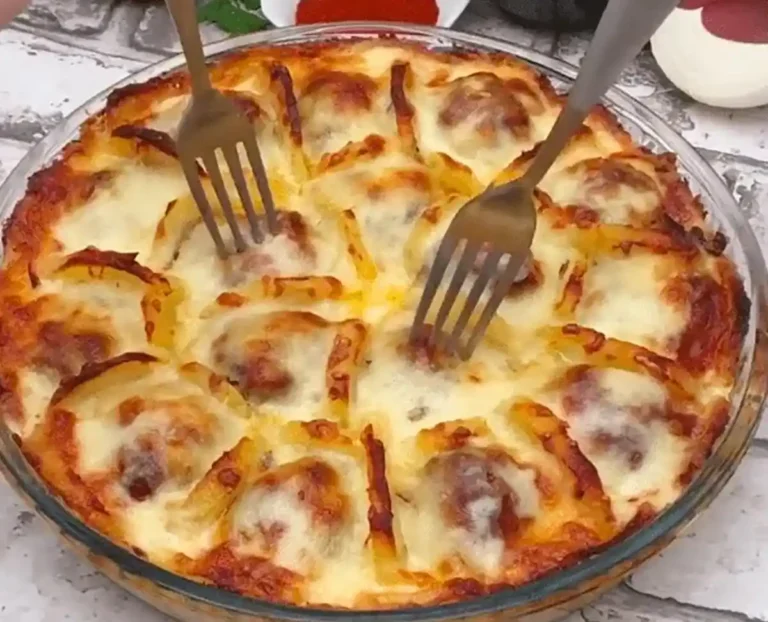 Hackbällchen-Auflauf Rezept