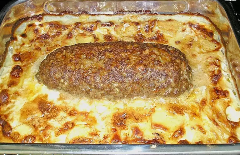 Hackbraten Mit Kartoffeln In Sahne Rezept
